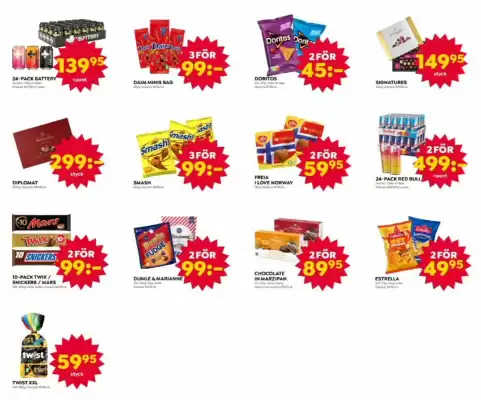 Godisfabriken reklamblad (giltig till och med 14-01)