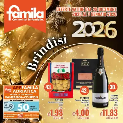 Volantino Famila (valido fino al 7-01)