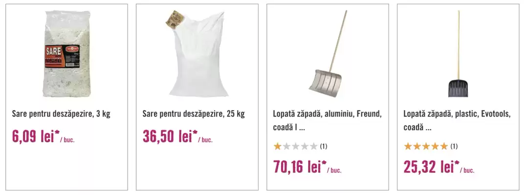 Magazine Hornbach (valid până la 7-01)