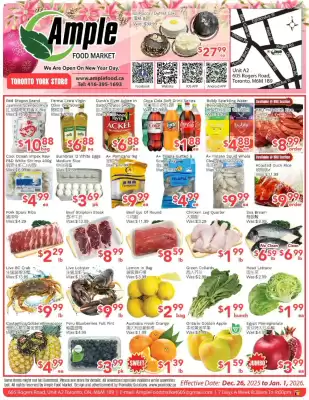Ample Food Market flyer (valid until 2-01)