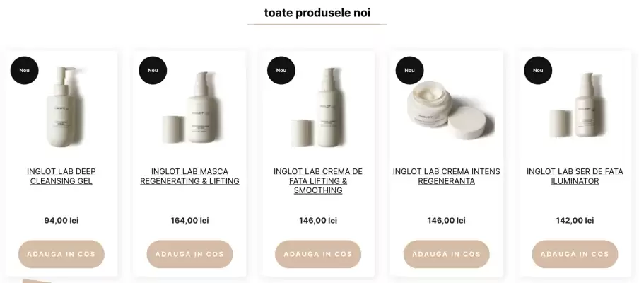 Magazine INGLOT (valid până la 7-01)