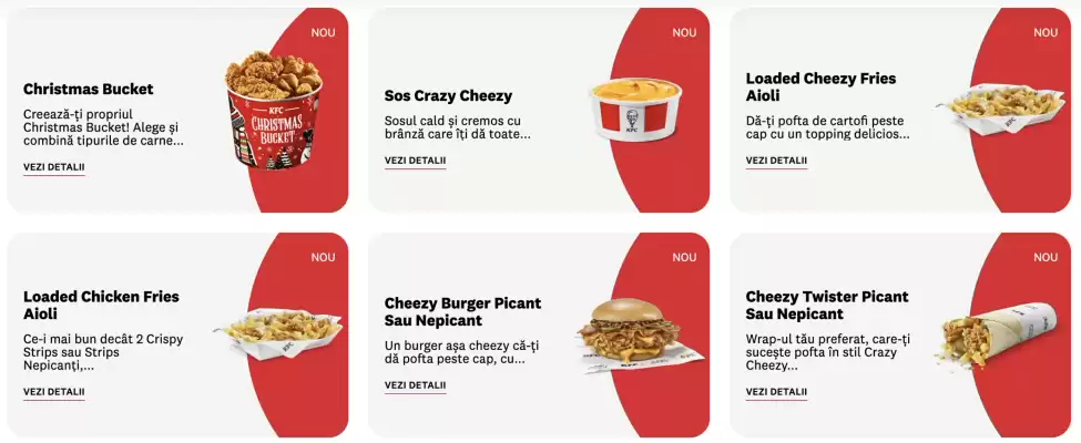 Catalog KFC (valid până la 7-01)
