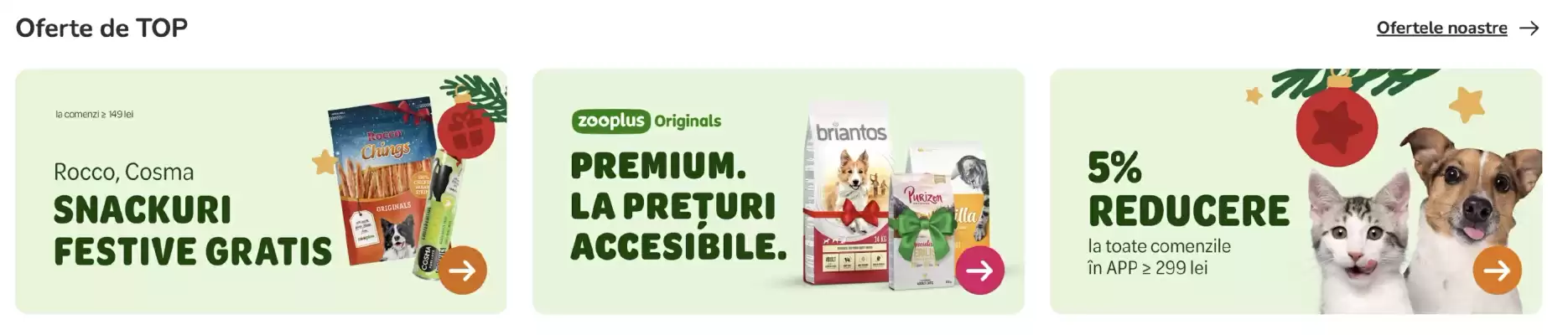 Magazine Zooplus (valid până la 30-12)