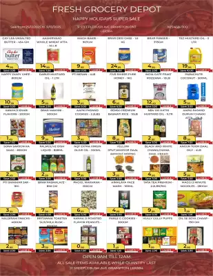Fresh Grocery Depot flyer (valid until 31-12)