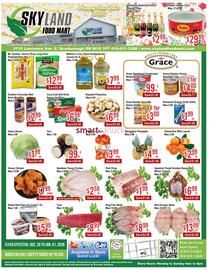 Skyland Foodmart flyer week 52 Page 1