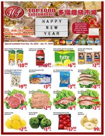 Top Food Supermarket flyer week 52 Page 1