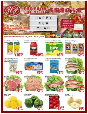 Top Food Supermarket flyer (valid until 1-01)