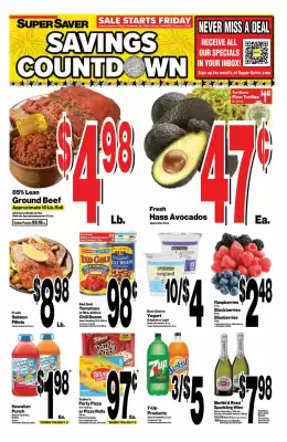 Super Saver weekly ad (valid until 1-01)