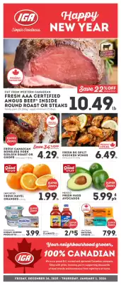 IGA flyer