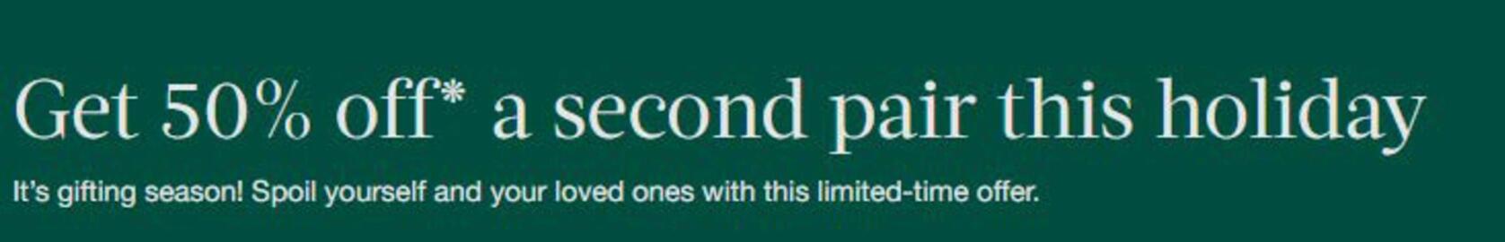 Sunglass Hut leaflet week 52 Page 1