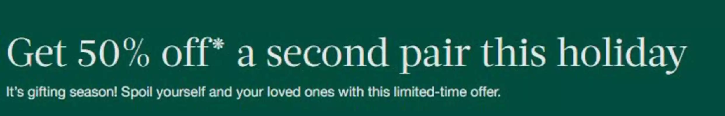 Sunglass Hut leaflet (valid until 31-12)