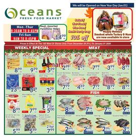 Oceans Fresh Food Market flyer week 52 Page 1