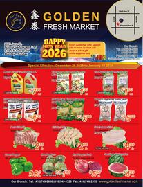 Golden Fresh Market flyer week 52 Page 1