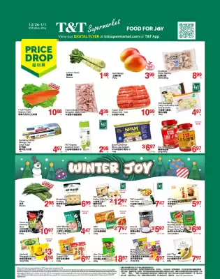 T&T Supermarket flyer (valid until 1-01)
