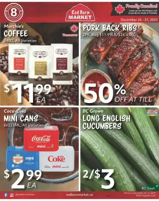 Red Barn Market flyer (valid until 31-12)