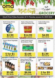 Oma Fresh Foods flyer week 52 Page 2