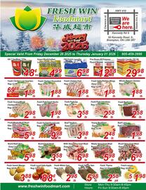 Fresh Win Foodmart flyer week 52 Page 1