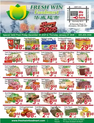 Fresh Win Foodmart flyer (valid until 1-01)