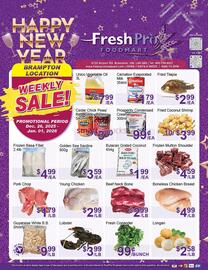 FreshPro Foodmart flyer week 52 Page 1