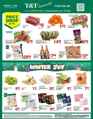 T&T Supermarket flyer (valid until 1-01)