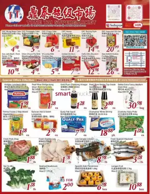 Tone Tai Supermarket flyer (valid until 1-01)
