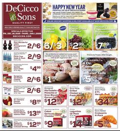 DeCicco & Sons weekly ad Page 1