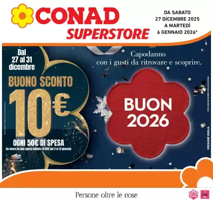 Volantino Conad Superstore (valido fino al 6-01)