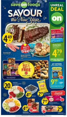 Save on Foods flyer (valid until 1-01)