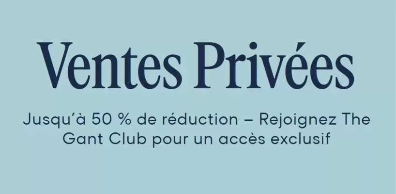Catalogue Gant (valable jusqu'au 11-01)
