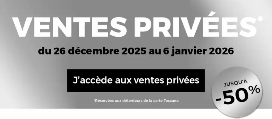 Catalogue Toscane (valable jusqu'au 6-01)