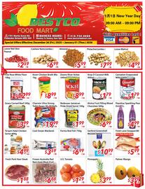 Bestco Food Mart flyer week 52 Page 1