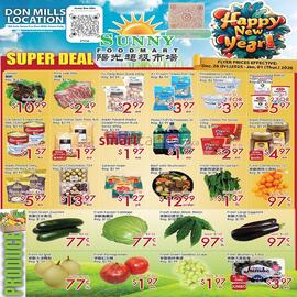 Sunny Food Mart flyer week 52 Page 1