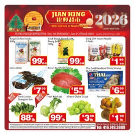 Jian Hing Supermarket flyer week 52 Page 1