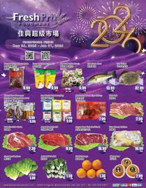 FreshPro Foodmart flyer week 52 Page 1