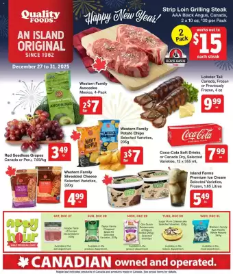 Quality Foods flyer (valid until 31-12)