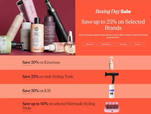 Hairhouse Warehouse catalogue (valid until 11-01)