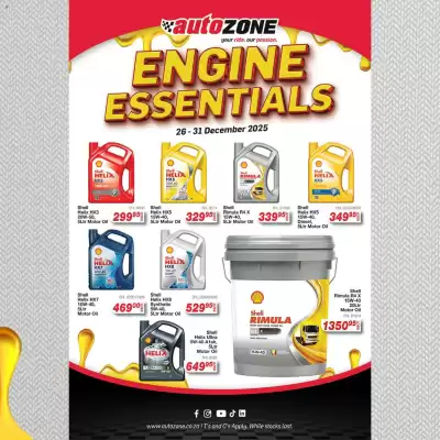 AutoZone catalogue (valid until 31-12)