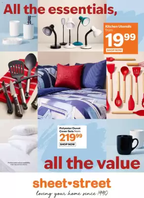 Sheet Street catalogue (valid until 31-01)