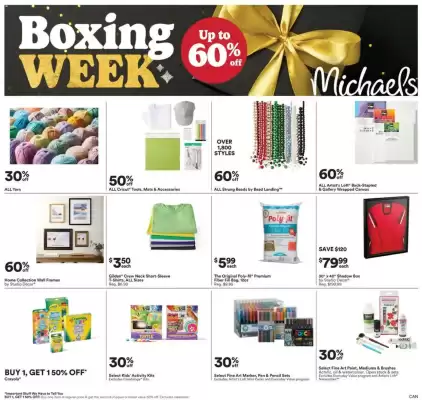 Michaels weekly ad (valid until 2-01)