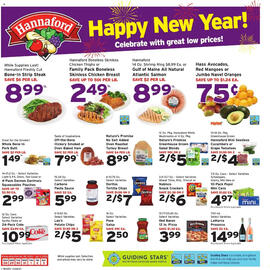 Hannaford flyer week 1 Page 1