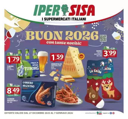 Volantino IperSisa (valido fino al 7-01)