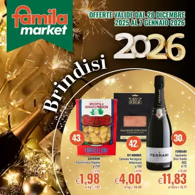 Volantino Famila Market (valido fino al 7-01)