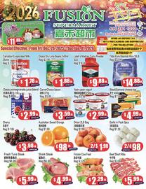 Fusion Supermarket flyer week 52 Page 1