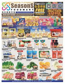 Seasons Foodmart flyer week 52 Page 1