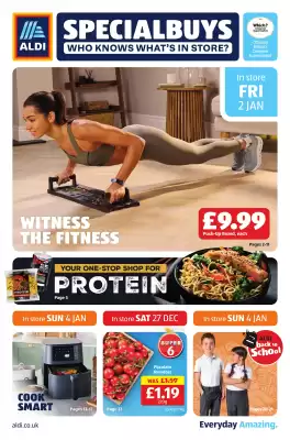 Aldi leaflet (valid until 4-01)
