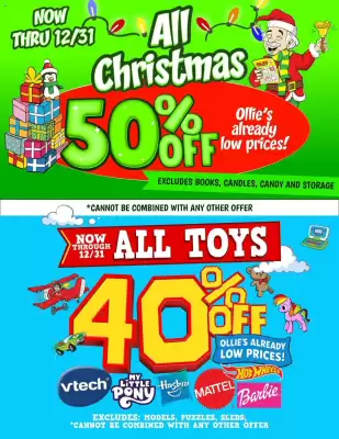 Ollie's weekly ad (valid until 1-01)