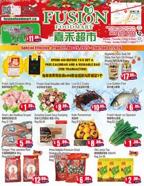 Fusion Supermarket flyer week 52 Page 1