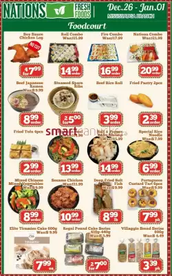Nations Fresh Foods flyer (valid until 1-01)
