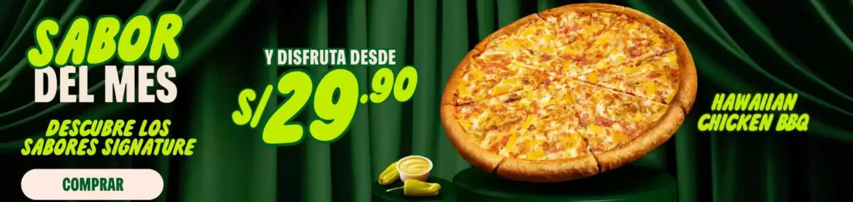 Catálogo Papa John's (válido hasta 31-12)