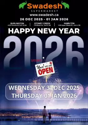 Swadesh Supermarket flyer (valid until 1-01)